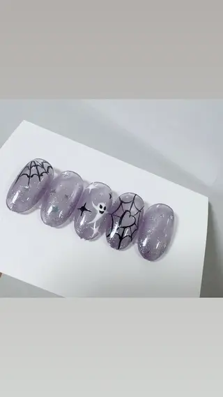 ネイル ハッピーネイル 蘭のネイルデザイン