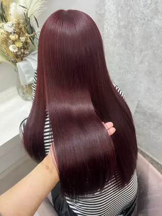 カラー 🫧yumena🫧 艶ワンカラー🖤大宮のヘアスタイル