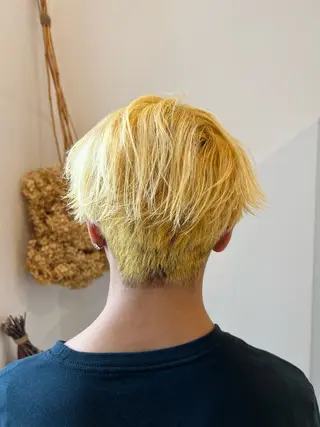 ショート 【本陣】カット モデル/朝岡 慧のヘアスタイル