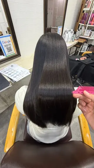 ロング カラー 🌺U-topia 🌺井出萌菜🌺のヘアスタイル