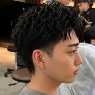 パーマ メンズ 男の理想を叶える🔥 メンズパーマ特化｜関のヘアスタイル