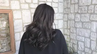 セミロング カラー パーマ ヘアアレンジ 髪質改善/透明感 OAK兵庫のヘアスタイル