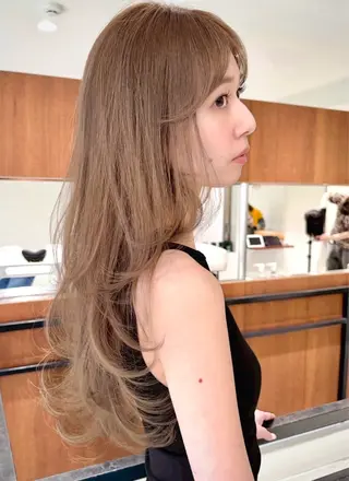ロング 小顔カット jilblanカホのヘアスタイル