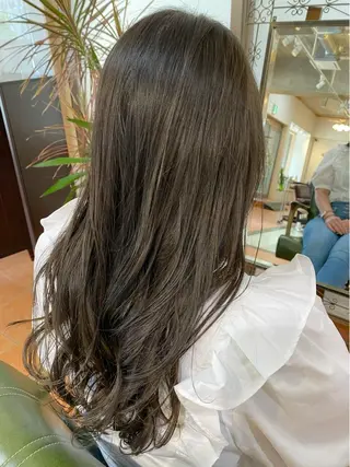 ロング カラー 石井 佑樹のヘアスタイル
