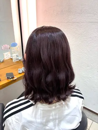 ミディアム カラー yui｜ カラーモデルのヘアスタイル