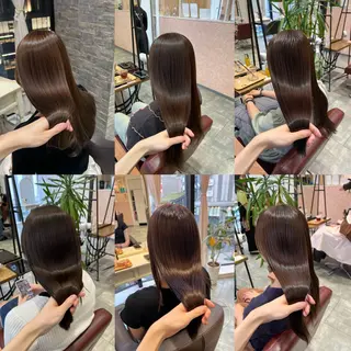 カラー 梅田 カットモデル募集のヘアスタイル