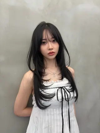ロング ✨縮毛矯正✨レイヤー ホウダカズヒロのヘアスタイル
