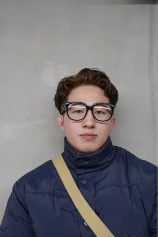 カラー パーマ メンズ 関 晃哉のヘアスタイル