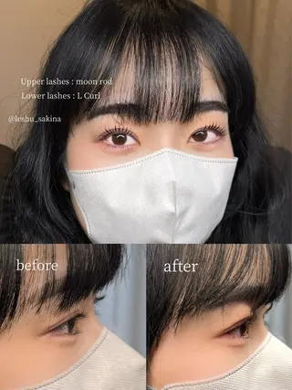 マツエク・マツパ 染葉 咲菜のマツエク・マツパデザイン