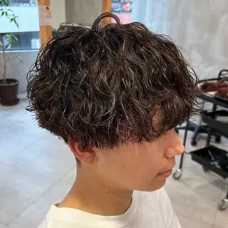 メンズ KUMA🧸インナー /メンズパーマのヘアスタイル