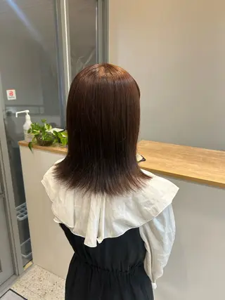 ミディアム ウジイエ ミユウのヘアスタイル