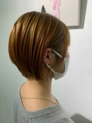 ショート 🐝岡本 柚葉🐝のヘアスタイル