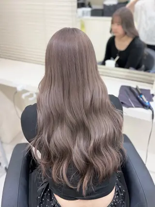 カラー ベージュ・ラベンダー カラー🎀りりのヘアスタイル