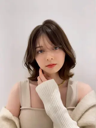 ミディアム ボブ・パーマ特化 🌟フジタのヘアスタイル