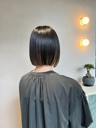 ミディアム 大人のボブパーマ ˗ˋˏairiˎˊ˗のヘアスタイル