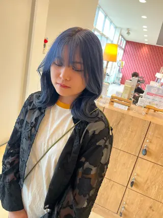 ミディアム カラー 蓼沼 竜司のヘアスタイル