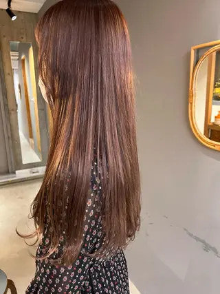 ロング カラー 名駅🦢大人艶カラー 🪽カミヤアカネのヘアスタイル