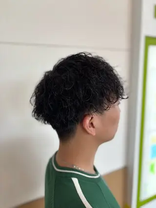 パーマ メンズ 𝑴𝒆𝒏𝒔特化 /パーマ人気/竜也のヘアスタイル