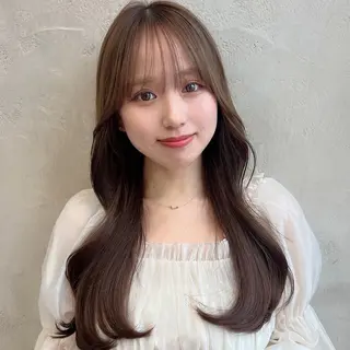 ロング 🧡くびれヘア/前髪 顔周り🧡久原結衣のヘアスタイル