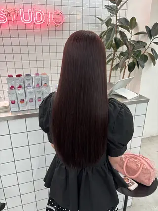 セミロング カラー ヘアアレンジ 夕羽夢🍓矢場/ JILLSTUDIOのヘアスタイル