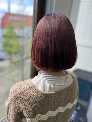 カラー タケタ モカのヘアスタイル