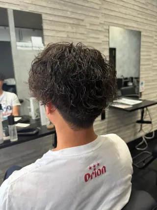 ショート パーマ メンズ momo 🌺のヘアスタイル