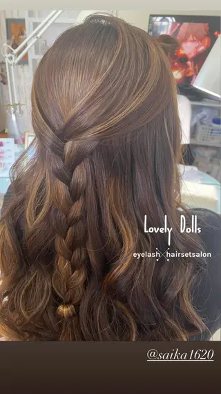 ロング ヘアアレンジ Lovely Dollsの眉毛・アイブロウイメージ