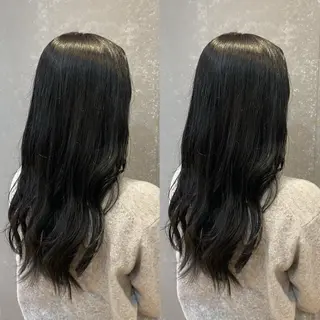 セミロング み うのヘアスタイル