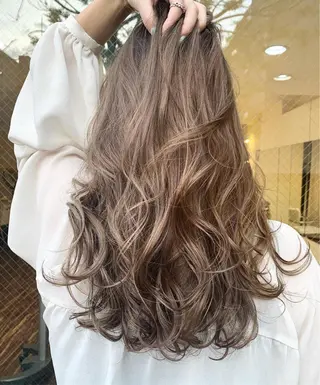 セミロング カラー 髪質改善サロン ARCHE野瀬冬馬のヘアスタイル