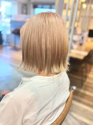 ショート カラー 髪質改善/ヘアケア coiiはしもとはなのヘアスタイル