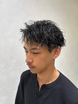 パーマ 永田虹輝 /無造作パーマのヘアスタイル