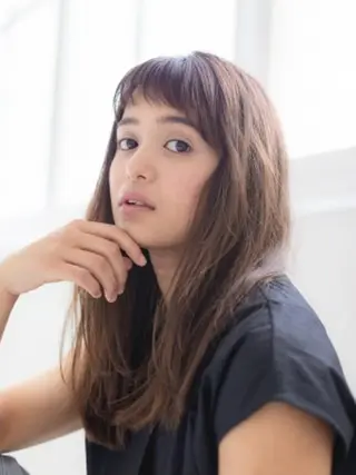 カラー パーマ ロング VALLET博多駅 髪質改善&縮毛矯正のヘアスタイル