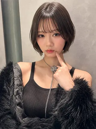 ショート Mimi♡/透明感 /ワンホンレイヤーのヘアスタイル