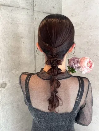 ロング ヘアアレンジ 美髪× ヘアセット✨Araiのヘアスタイル