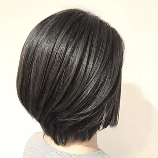 ショート カラー 髪質改善カラー韓国風 レイヤーtudaのヘアスタイル