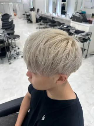 ショート カラー メンズ 🐺韓国風メンズ特化 あさひ🐺のヘアスタイル