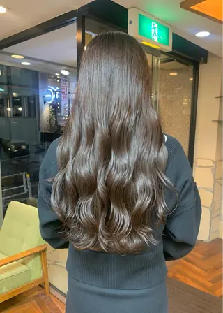 ロング カラー 矢野 晃平のヘアスタイル