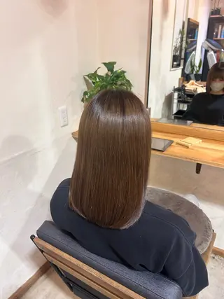 セミロング 藤井 美陽のヘアスタイル