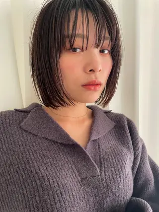 ショート カラー パーマ ヘアアレンジ くびれレイヤー/艶 カラー　MADOKAのヘアスタイル