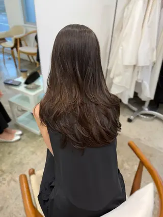 ロング カラー 𝘚𝘶𝘻𝘶 𓂃𓈒𓏸のヘアスタイル