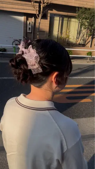 ロング ヘアアレンジ Konomura Neneのヘアスタイル