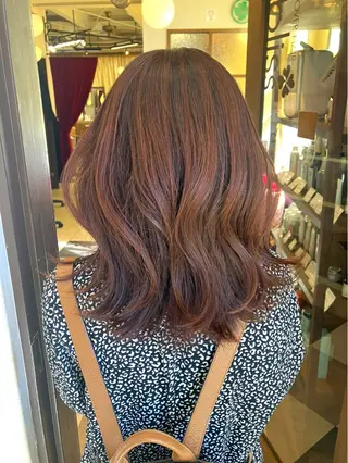 セミロング 阿部 雲母のヘアスタイル