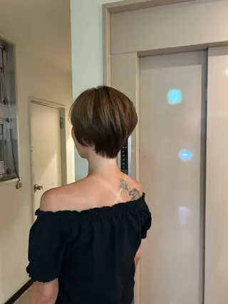 ショート ORe'S HAIR BE　GLaDまなみのヘアスタイル