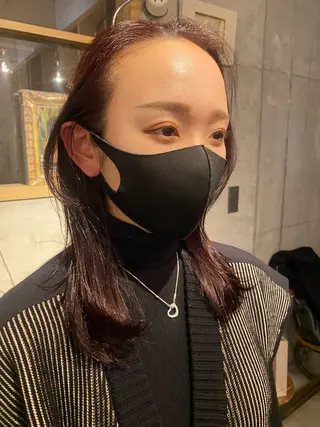 カラー 高円寺/loca/ 田中南帆のヘアスタイル