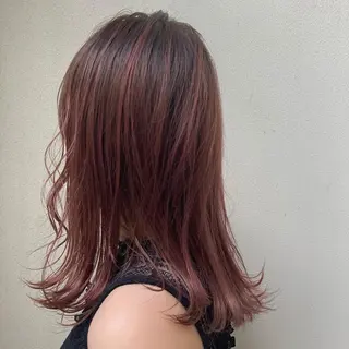 セミロング カラー 佐伯 和佳のヘアスタイル