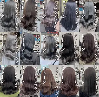 ロング カラー 透け上品ハイトーン 職人ゆうと🤍のヘアスタイル