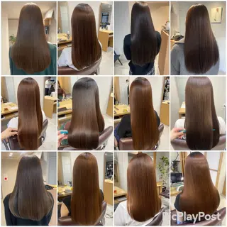 ロング ARCHE 心斎橋 常塚のヘアスタイル