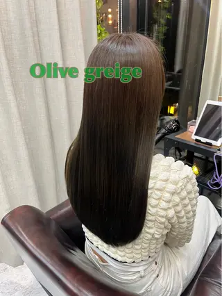 ロング 今話題の艶髪矯正 美艶カラー/FUKAのヘアスタイル