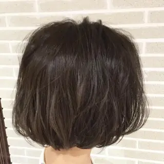 ショート カラー 髪質改善カラー韓国風 レイヤーtudaのヘアスタイル
