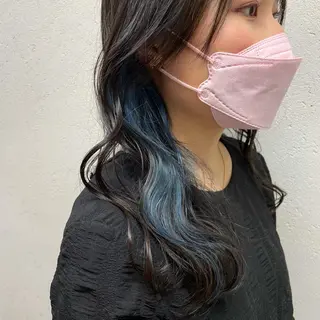 ロング カラー 北川 智海のヘアスタイル